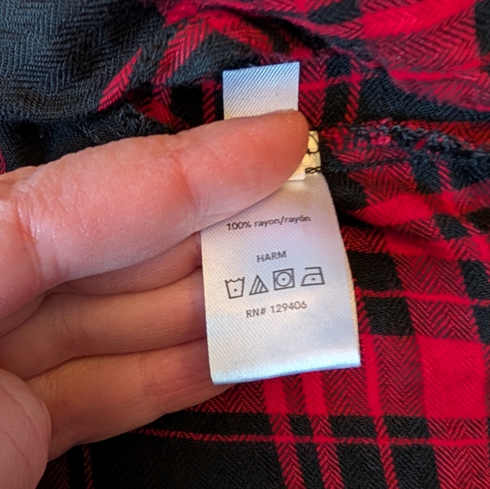 Plaid Button-Up Midi Dress - Picture 5 of 8
